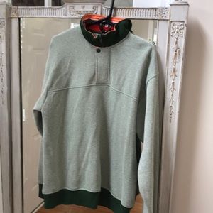 Orvis Men’s Med Green 1/4 zip Sweatshirt
